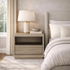 Navis Contemporary 26" Nightstand in Natural Oak (1-Drawer) | Table de nuit contemporaine Navis 66 cm en chene naturel (1 tiroir)