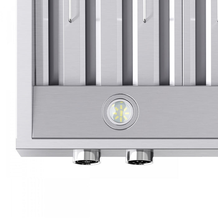 Forno Biagio 48-Inch Wall Mounted Range Hood, Stainless Steel -FRHWM5009-48