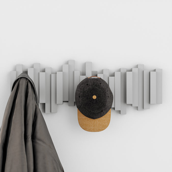 Umbra Modern Sticks Wall-Mounted Coat Rack - Grey