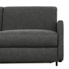 Brix 70 in. Textured Weave Euro Sofa Bed with Memory Foam Mattress - Graphite | Brix 70 po. Canape-lit euro en tissu texture avec matelas mousse memoire - Graphite