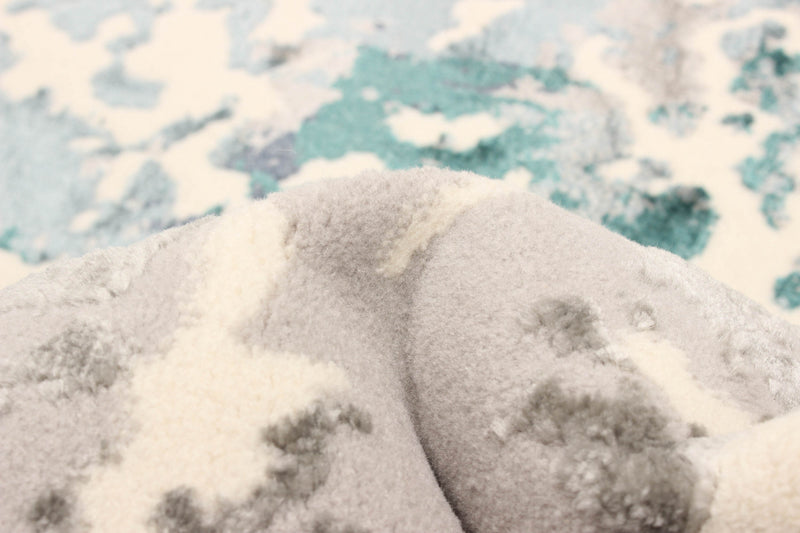 Aura Teal Area Rug - 5'0\" x 8'0\"