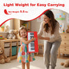 Costway 30 Keys Kids Piano Keyboard with Removable Music Stand, One-key Start Function Red