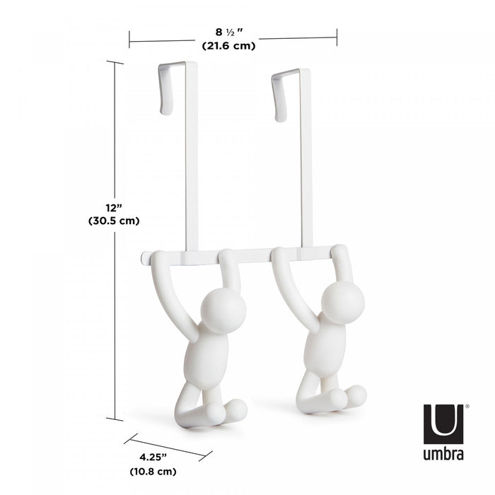 Umbra Buddy Double Over-Door Hooks - White