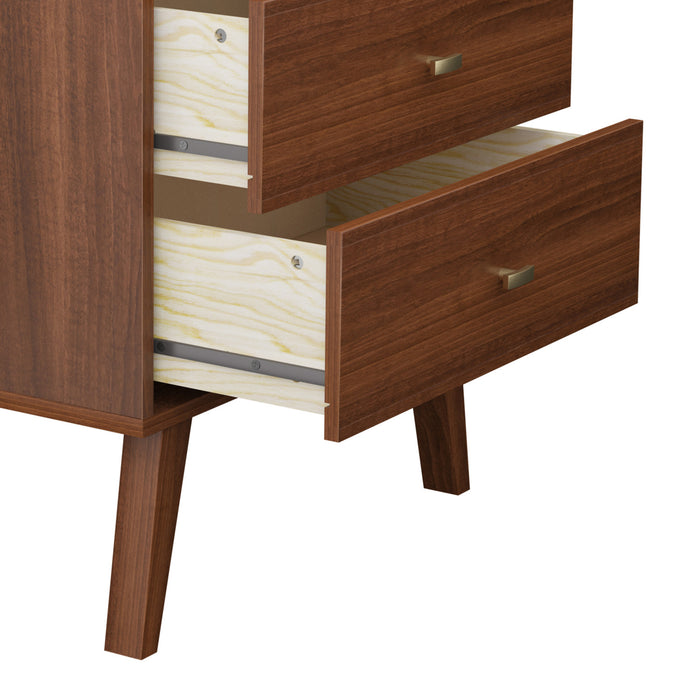 Milo 2-Drawer Nightstand - Cherry