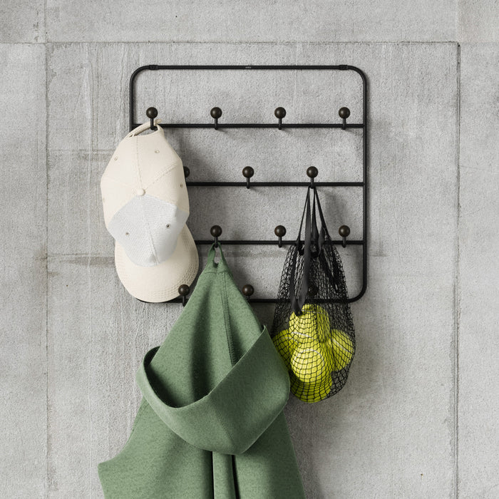 Umbra Estique Multi-Organizer Hooks - Black and Walnut