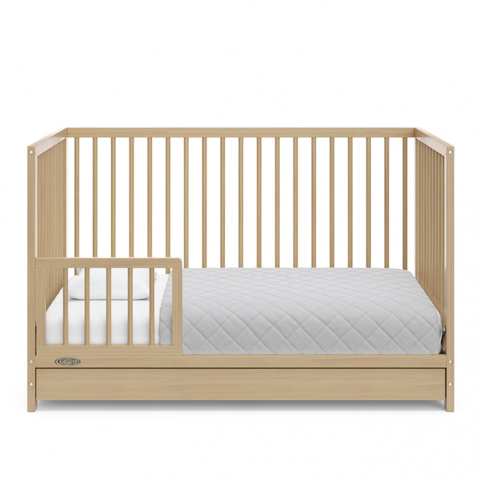 Graco Teddi 5-in-1 Convertible Crib with Drawer - Driftwood