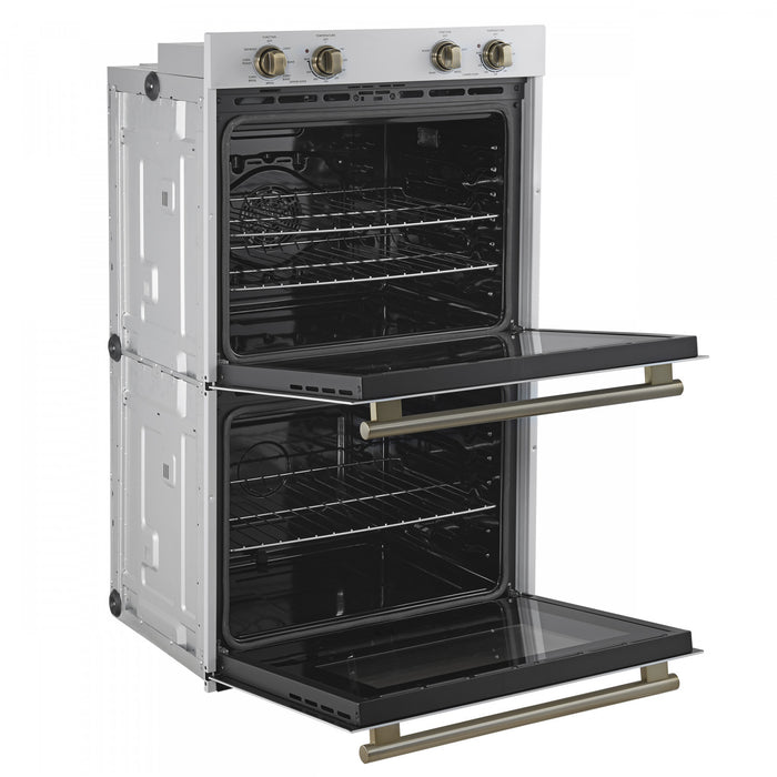 Forno Vomero 30 Inch Electric Double Wall Oven in White, 5 cu. ft. Convection Oven - FBOEL1324-30WHT