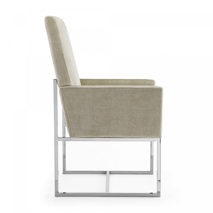 Element Modern 8-Piece Dining Chair Set in Champagne