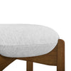 Olivia Rubberwood Indoor Round Seat Bar Stool Set of 2 with Durable Frame and Fabric | Olivia – Lot de 2 tabourets de bar d’interieur en bois d’hevea avec assise ronde, structure durable et revetement en tissu