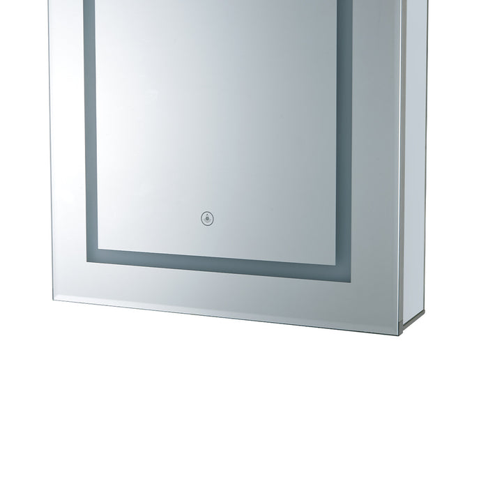 Stapik LED Medicine Mirror Cabinet - Silver