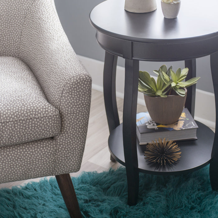 Rainbow Chairside Table - Black