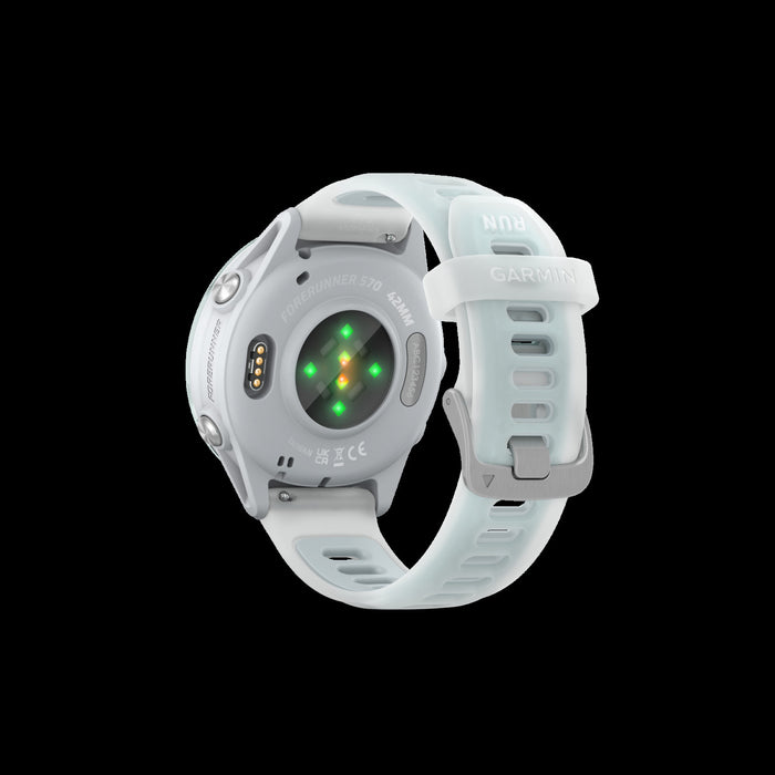 Garmin Forerunner 570 Smartwatch 42mm, Amoled, Cloud Blue Aluminum, Whitestone/blue, Gps Running Tracker, Fitness, 10-day Battery