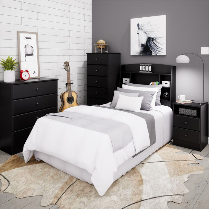 Astrid Twin Headboard - Black