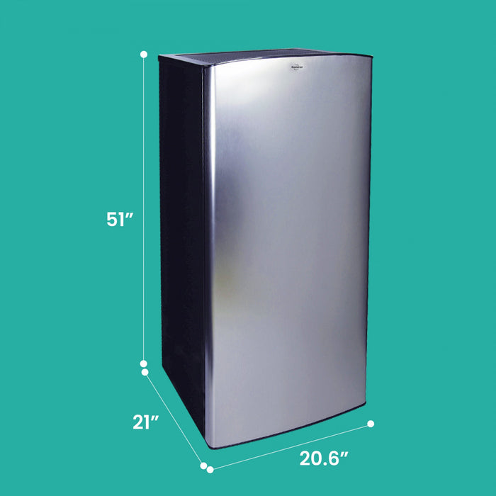 Koolatron 6.2 Cu. Ft. Stainless Steel Compact Refrigerator