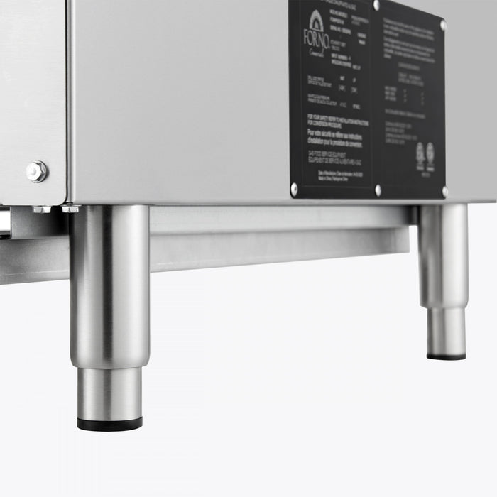FORNO Commerciale 36 Inch Gas Hotplate with 6 Burners, 156,000 BTU, Stainless Steel - FCMHP0079-36