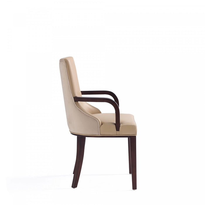 Shubert Modern 6-Piece Dining Chair Set in Tan