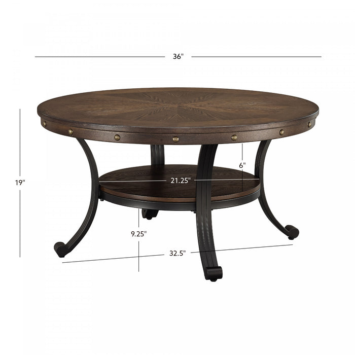 Franklin Coffee Table - Brown