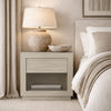 Soren Contemporary 26" Nightstand in Whitewashed Oak (1-Drawer) | Table de nuit contemporaine Soren 26" en chene blanchi (1 tiroir)