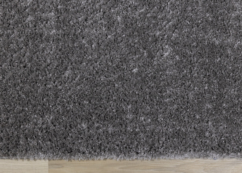 Taylor Dark Grey Comfort Shag Rug, 5'3\" x 7'7\" Indoor Area Rug