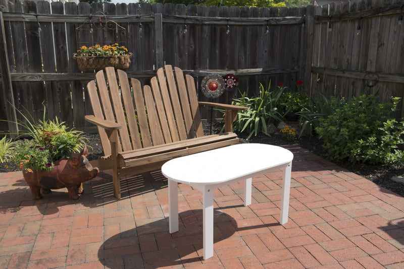 Adirondack Double Bench Patio Seat - Teak