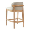 Calista Rubber Wood Counter Stool Set of 2,Natural | Calista – Lot de 2 tabourets de comptoir en bois d’hevea, finition naturelle