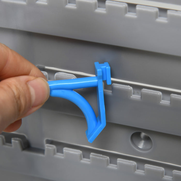 Durhand 54 Piece Wall Mounted Tool Organizer With 50 Hooks