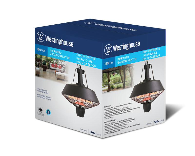 Westinghouse Infrared Electric Hanging Patio Heater - WES31-1520C
