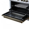 Forno Ambassador 36" Gas Range in White, 6 Sealed Burners, 5.2 Cu.Ft. Oven - FFSGS6299-36CPWHT | Cuisiniere a gaz Ambassador de 36 po, blanche, 6 bruleurs scelles, four de 5,2 pi³ – FFSGS6299-36CPWHT