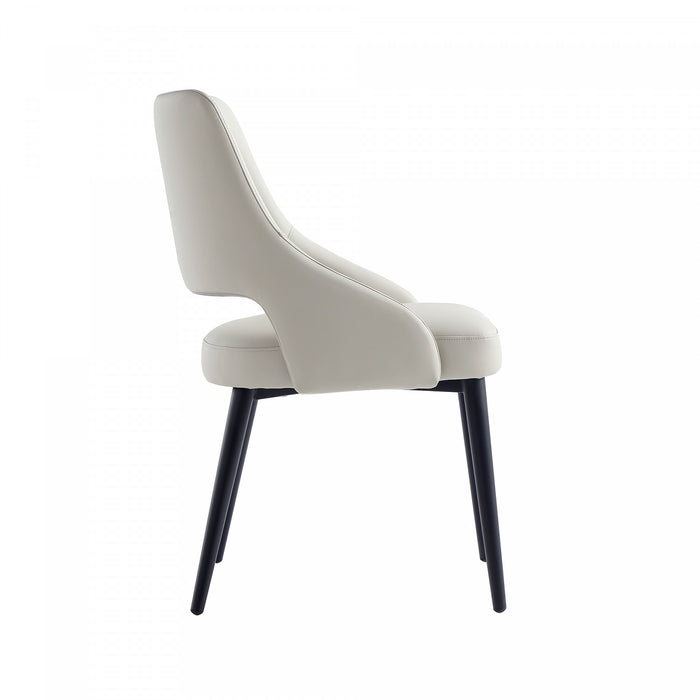 Tremont Modern 8-Piece Dining Chair Set in Stone Gray