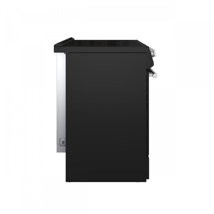 Leonardo Espresso 30\" Slide-In Electric Range in Black 5.0 cu. Ft. -FFSEL6022-30BLK