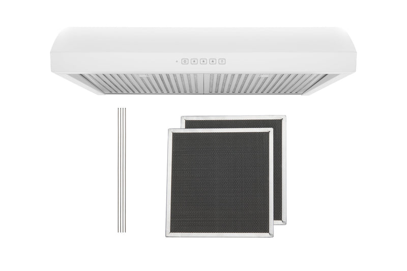 Hauslane  Chef 30-in Convertible White Undercabinet Range Hood