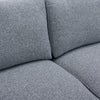 Caden 83 in. Textured Weave Fabric Sofa with Block Arms and Wood Legs - Grey | Caden 83 po. Canape en tissu tisse texture avec accoudoirs blocs et pieds en bois - Gris