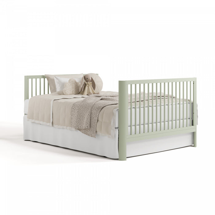 Storkcraft Casablanca Deluxe 5-in-1 Convertible Crib with Drawer - Sage