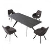 Larkin 63-86 in. Extendable Ceramic Dining Table (Seats 6-8) | Table de salle a manger extensible Larkin en ceramique de 63 a 86 po (6 a 8 places)