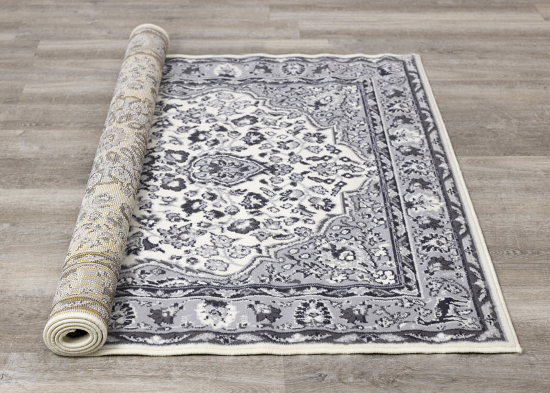 Florence Classic Border Area Rug - 4'7\" x 6'7\"