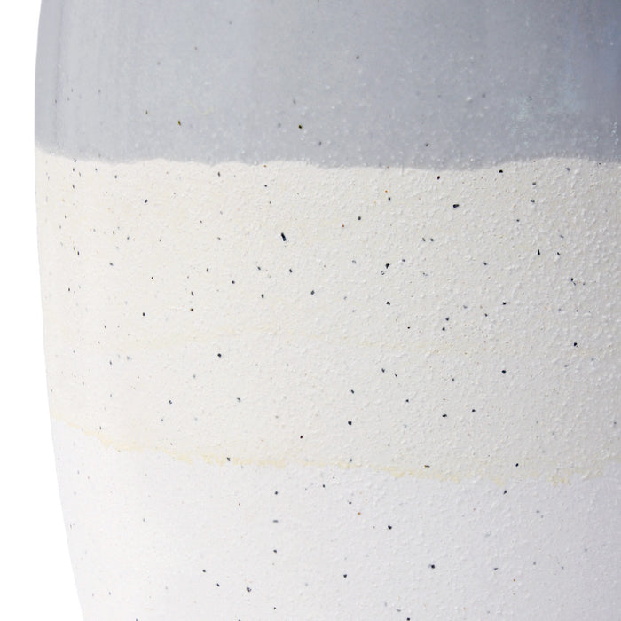 Zeke Ceramic Table Lamp, Gray, 13.25\"H