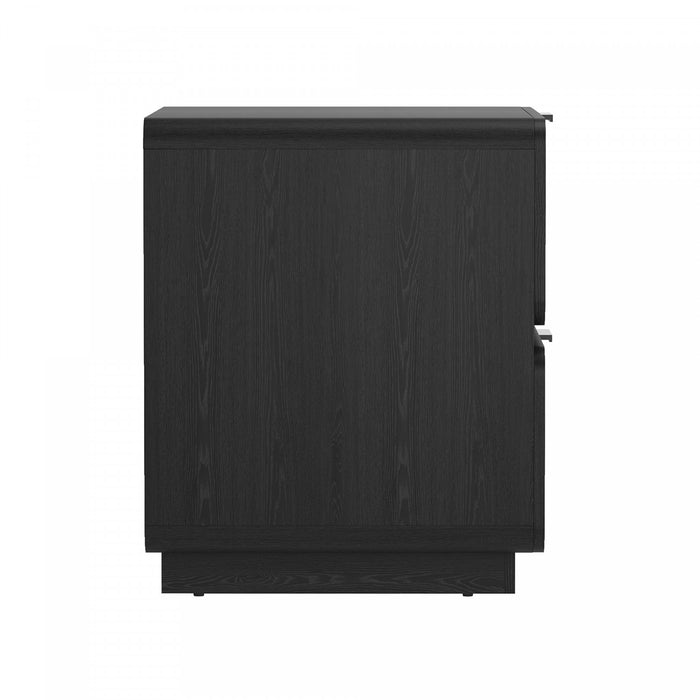 Chrystie Contemporary Modern 2-Piece Dresser and Nightstand in Black