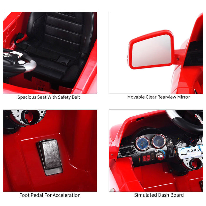 Costway Mercedes Benz Ml350 6v Electric Kids Ride On Car Licensed Mp3 Rc Remote Control