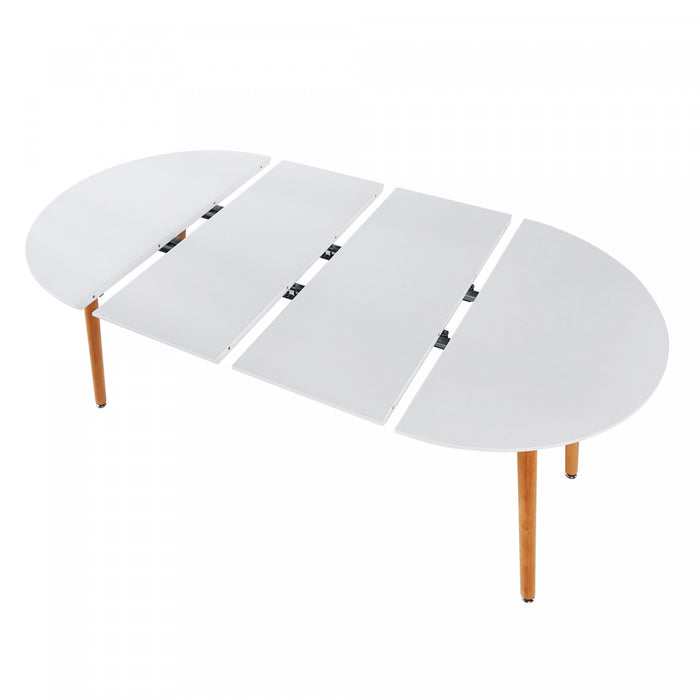 Emma Multi-Purpose Round Dining Table with Extendable
