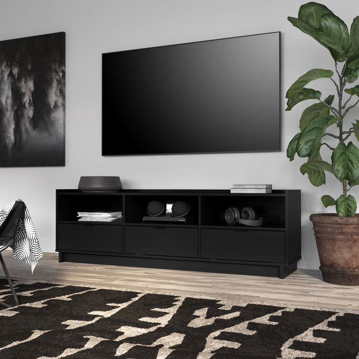 Prepac Simply Modern 70\" TV Stand - Black