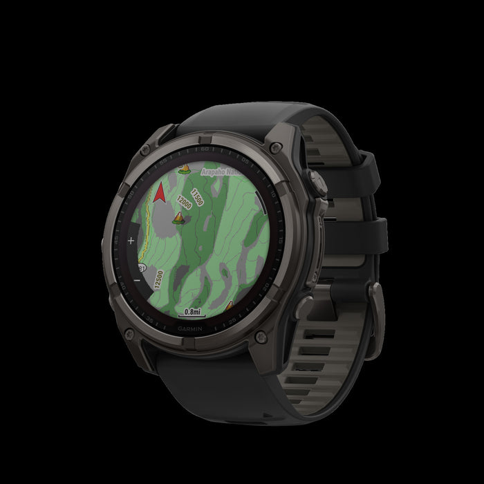 Garmin Fēnix 8 Solar Sapphire Smartwatch 51mm - Gps, Compass, Gyroscope And Barometric Altimeter 