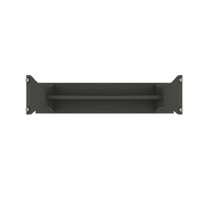 Coney Mid-Century Modern Dining Bench in Charcoal Gray - Set of 2