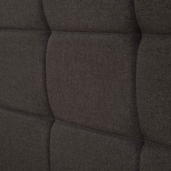 Linden Upholstered Platform Bed with Tufted Headboard - King