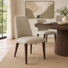 Belmont Contemporary Wood Upholstered Side Chair in Taupe - Set of 2 | Chaise laterale contemporaine Belmont en bois et tissu taupe - Lot de 2