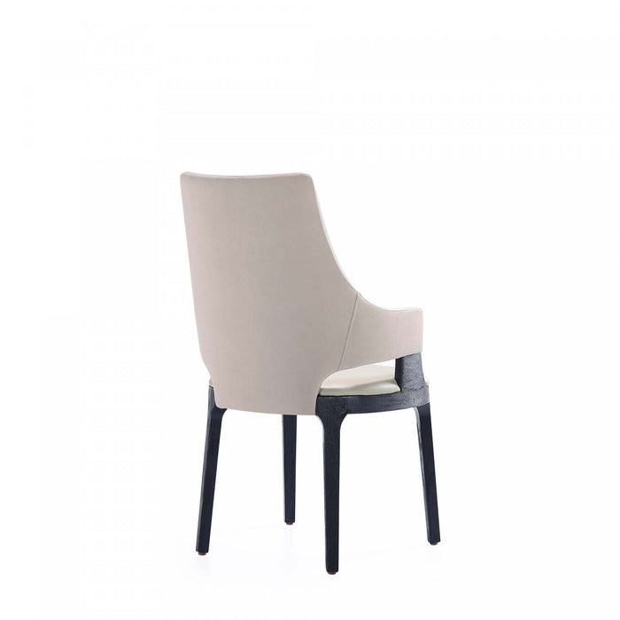 Kara Modern 6-Piece Dining Chair Set in Light Gray