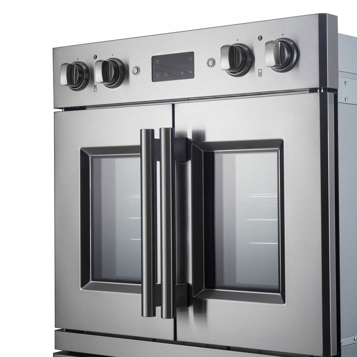 Forno Asti 30-Inch Double Electric Wall Oven in Stainless Steel, 7.36 cu. ft. - FBOEL1340-30