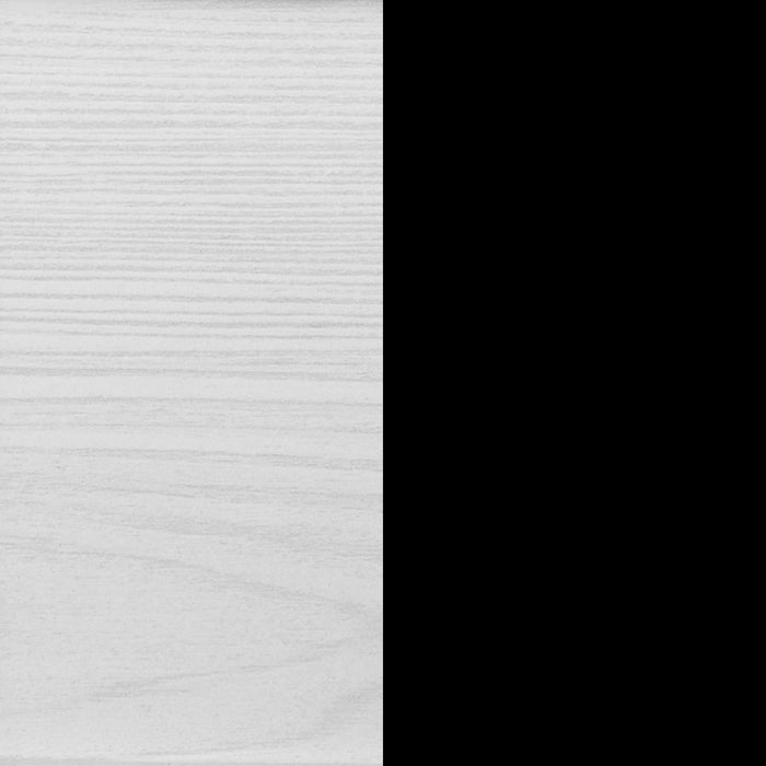 Arlen 1-drawer Nightstand - White Pine And Black Matte 