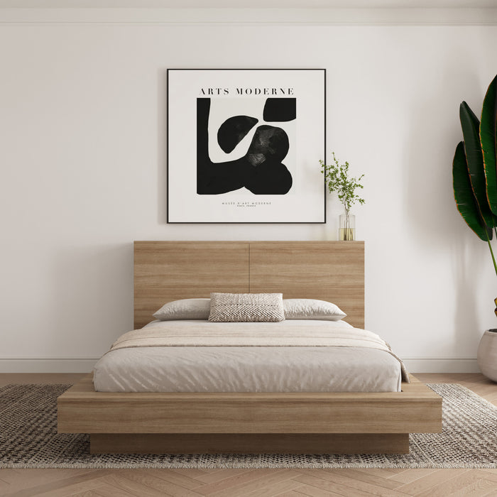 Nordika Marconi Queen Headboard - Brown Oak