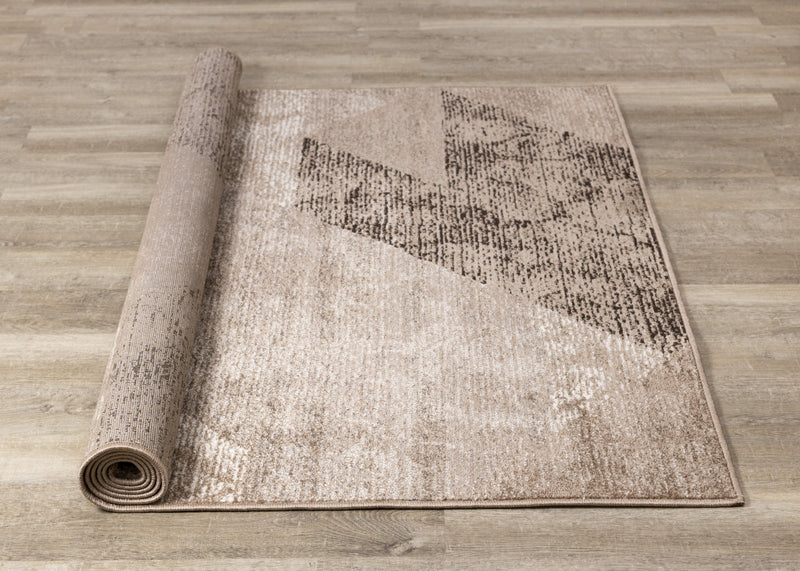 May Distressed Geometric Area Rug - 7'10\" x 10'6\"