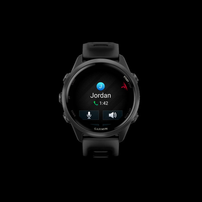 Garmin Forerunner 570 Smartwatch 42mm, Amoled, Slate Gray Aluminum, Black, Gps Fitness Tracker, Running, Triathlon, 10-day Battery